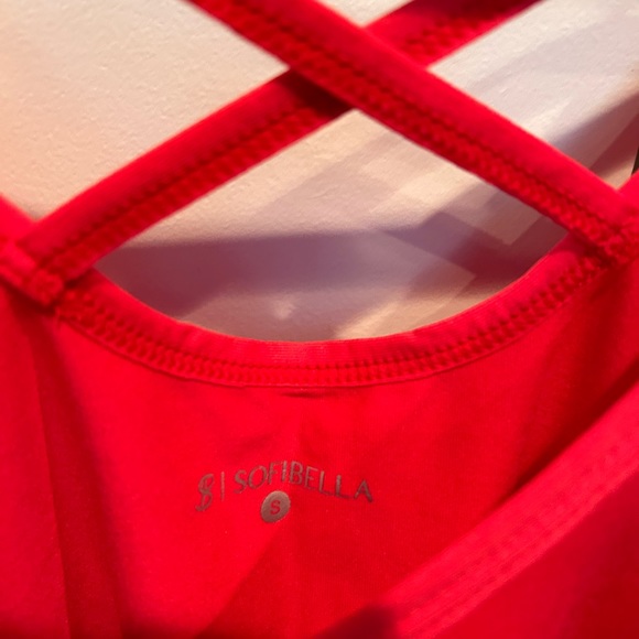 Sofibella red tank top - Picture 1 of 3
